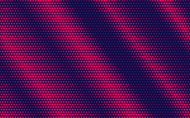 Abstract digital wave halftone gradient vector vibrant background