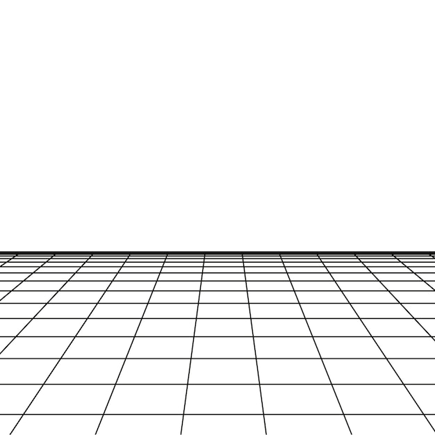 추상적인 왜곡된 와이어 프레임 파동 터 곡선 표면 배경 기술 그리드 패턴 메쉬 파동