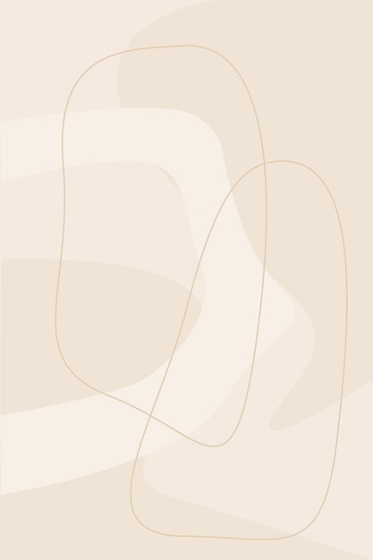 Abstract doodle beige handmade simple vector vintage soft natural tones colored pattern background