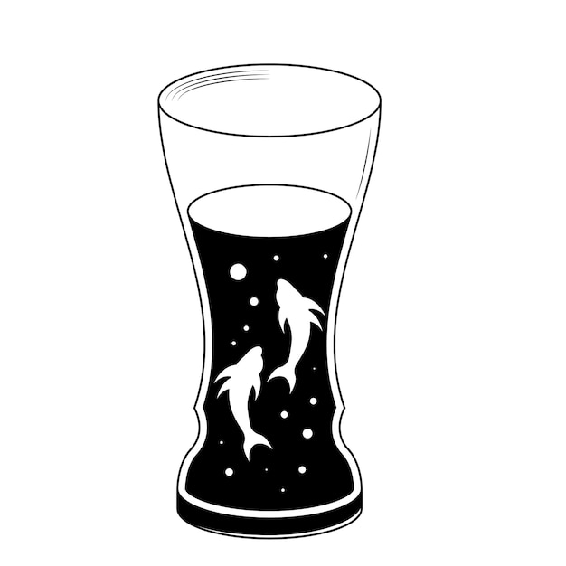 Vettore elementi astratti di doodle bevanda disegnata a mano bevanda liquida cocktail alcol schizzo disegno vettoriale styl