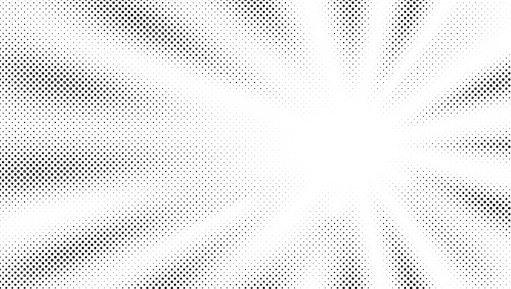 Vector abstract dot back halfton retro pattern on white