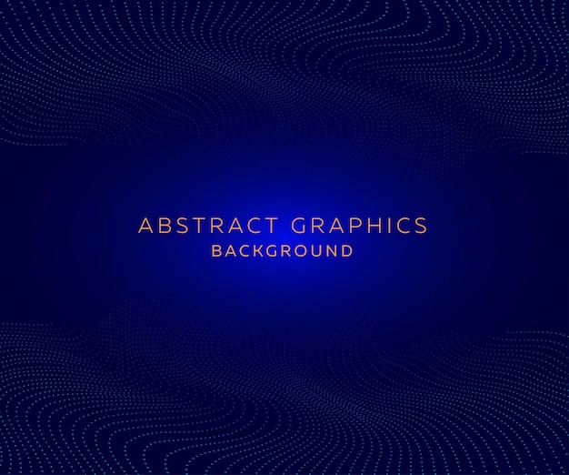 Abstract dot wave background