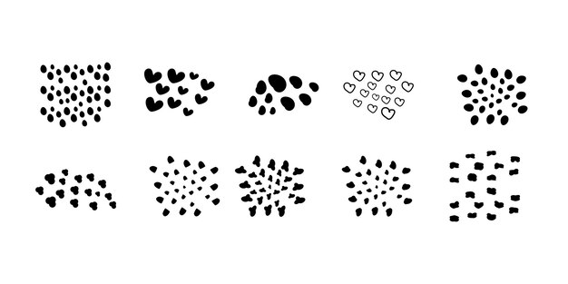 Vector abstract dots pattern