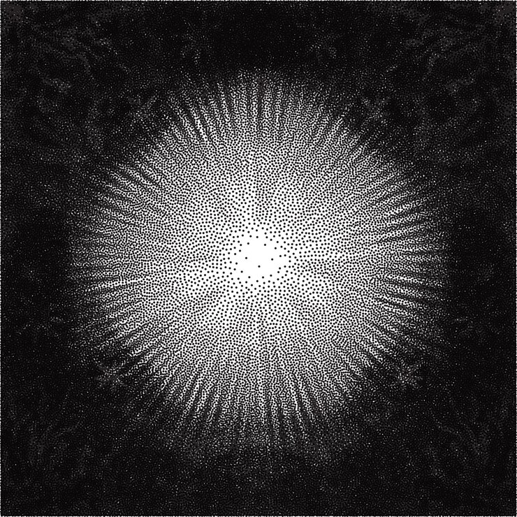 Vector abstract dotted background