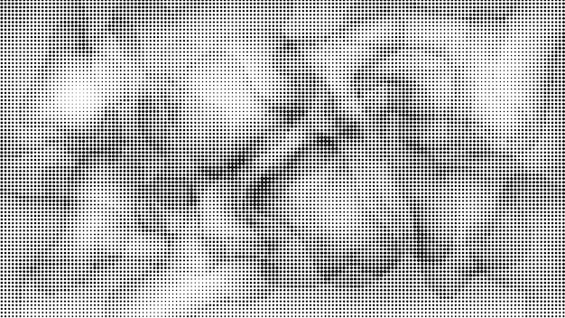 Abstract dotted halftone background with shapes