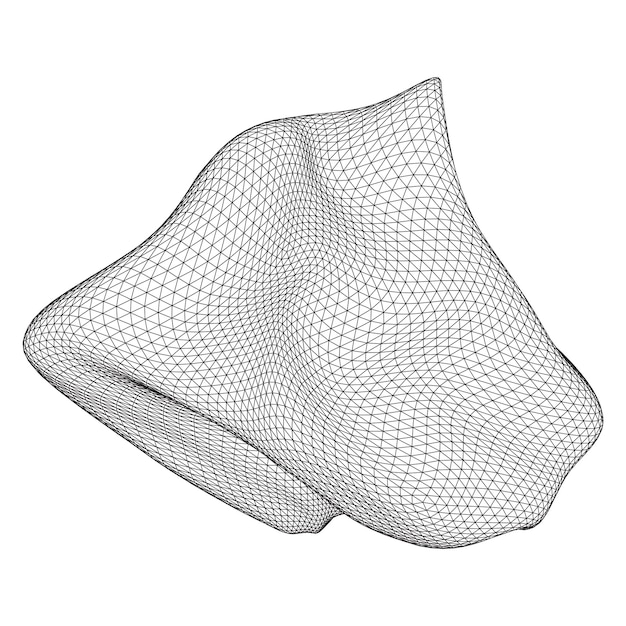 Abstract draadframe mesh
