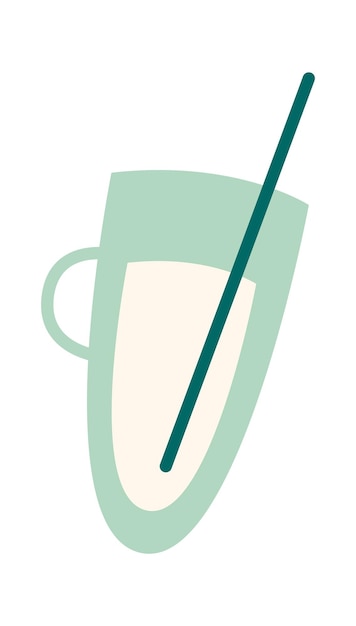 Abstract drink illustration