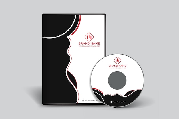 Abstract DVD and DVD cover design background