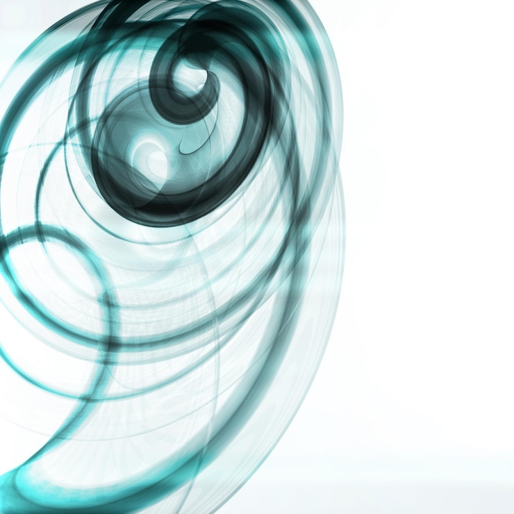 Vector abstract dynamic background, futuristic wavy illustration