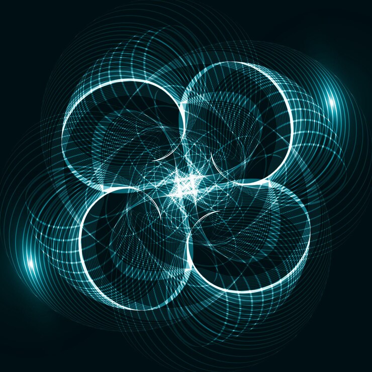Vector abstract dynamic background