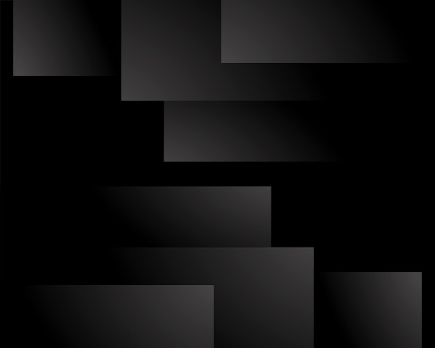 Vector abstract dynamic black background design