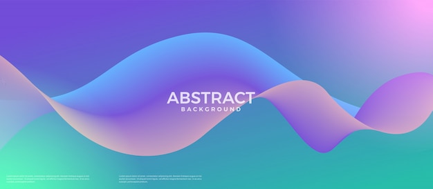 Abstract dynamic flow fluid wavy background.   design template