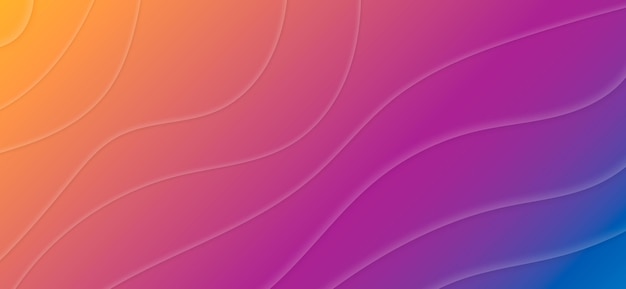 ベクトル 抽象的な動的流体オーバーラップ テクスチャ オレンジ色の背景