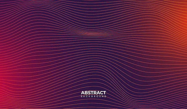 Abstract Dynamic Gradient Line Background