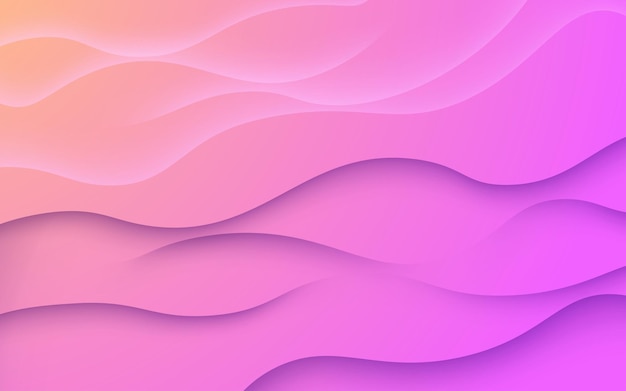 추상 동적 분홍색 보라색 부드러운 대각선 모양 빛과 그림자 물결 모양 배경 Eps10 벡터
