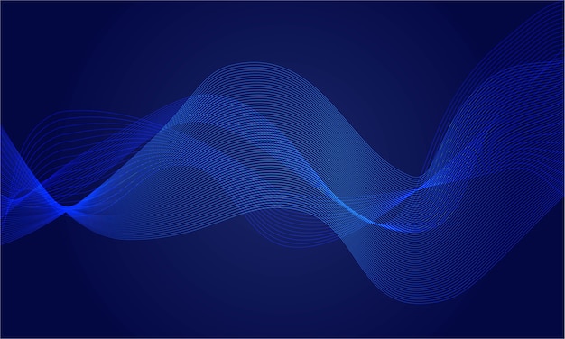 Abstract dynamic wave lines background