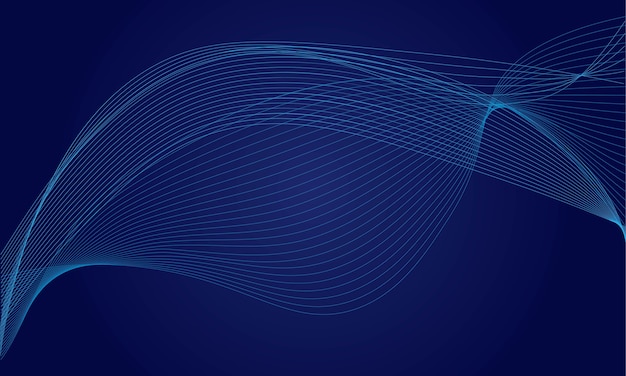 Abstract dynamic wave lines background