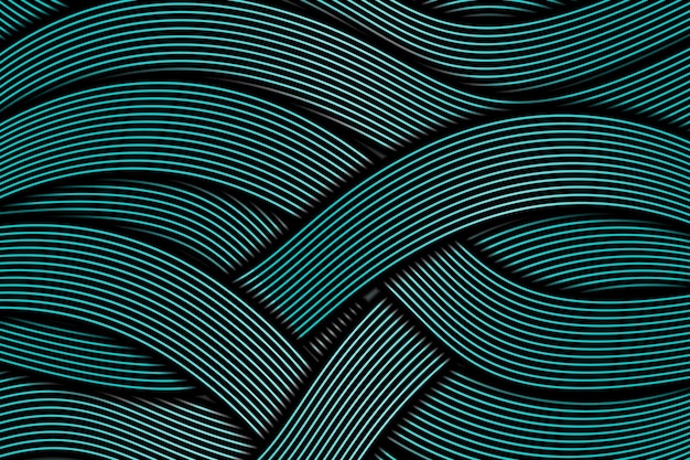 Vector abstract dynamic wavy line colorful background