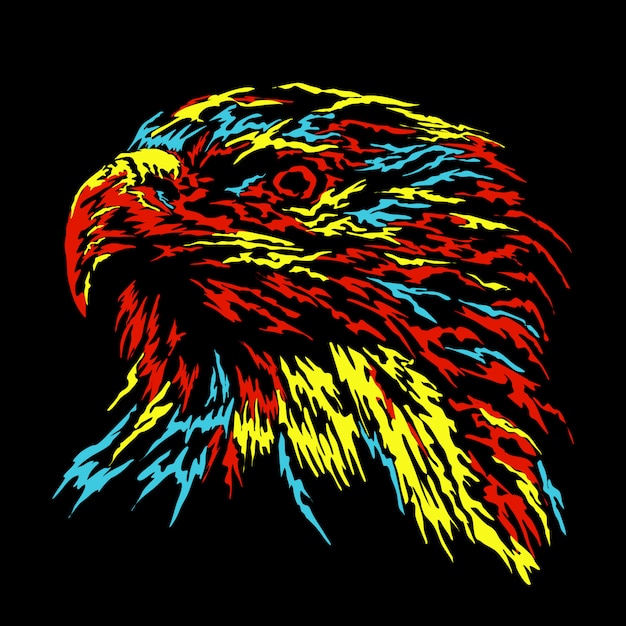 abstract eagle illustration