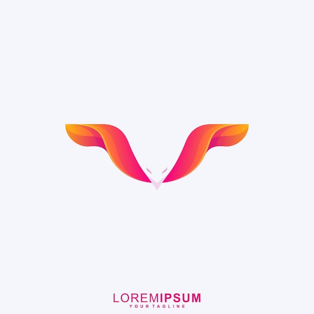 Vector abstract eagle-logo