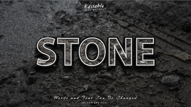 Abstract editable text effect with grunge background