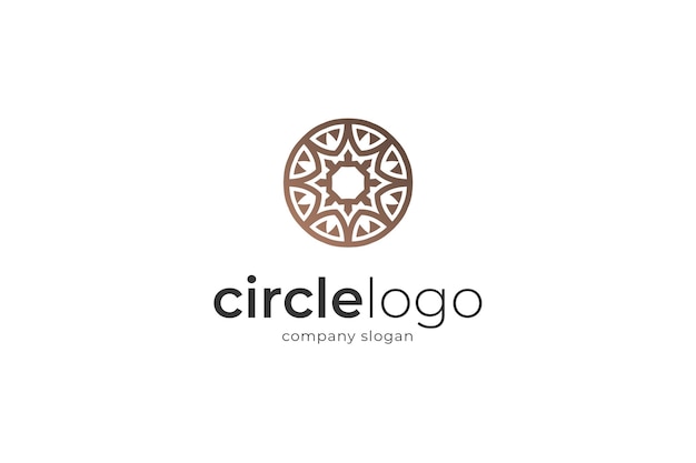 Abstract elegant circle logo.