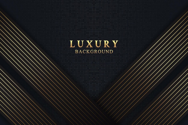 Abstract elegant luxury background concept with black and gold texture