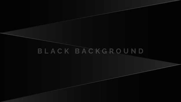 Abstract elegant luxury premium black background with gradient geometric element