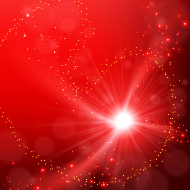 Abstract elegant red shine background background