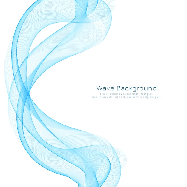 Abstract elegant wave background