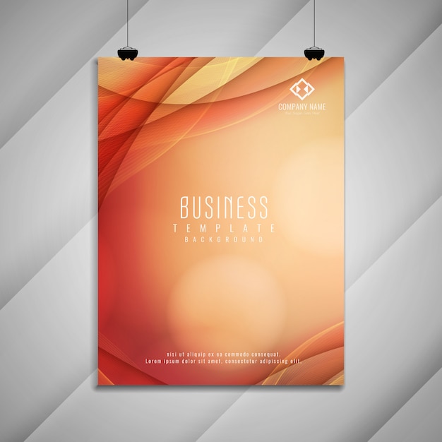 Абстрактный элегантный дизайн шаблона брошюр для бизнес-моделей
