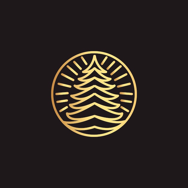 Абстрактный элемент дизайна золотого украшения Абстрактная золотая индустрия красоты и модный логотип