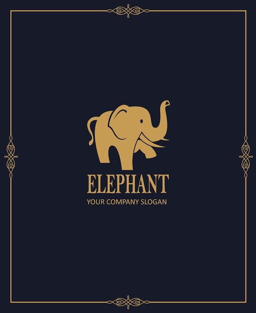 abstract elephant icon