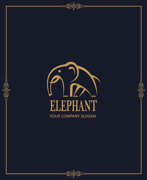 abstract elephant icon