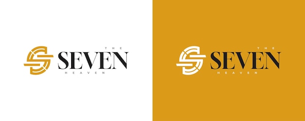 Abstract en elegant gouden Letter S Logo-ontwerp