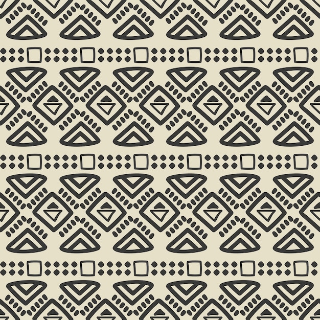 Abstract ethnic border seamless pattern 02