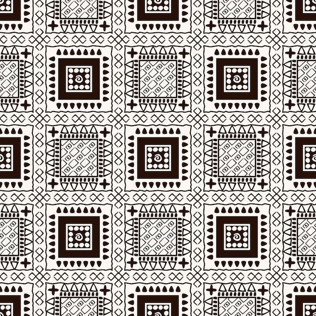 Abstract ethnic geometric fabric pattern 010