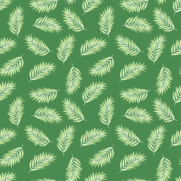 abstract exotic plant seamless pattern tropical palm leaves pattern fern leaf wallpaper botanical texture floral background