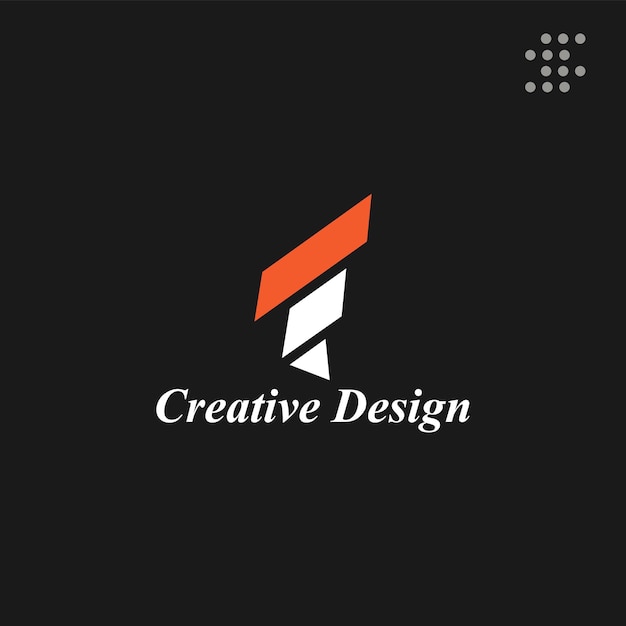 Design del logo f astratto per la tua azienda.