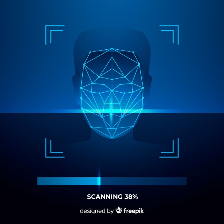 Vector abstract face recognition in progress