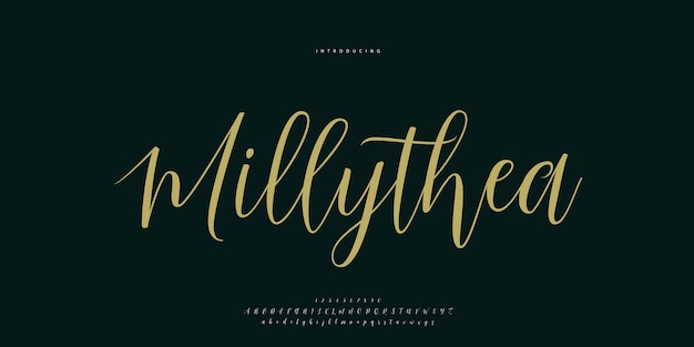 Abstract Fashion font alphabet Minimal modern urban fonts for logo brand etc Typography Calligrap