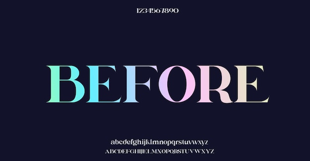 Vettore abstract font di moda alfabeto minimal moderni font urbani per il logo della marca ecc. tipo di carattere tipografico