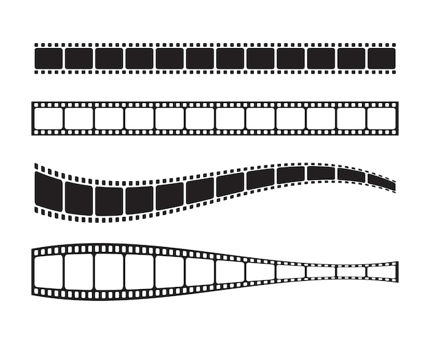 ベクトル 抽象映画のアイコン ベクトル図