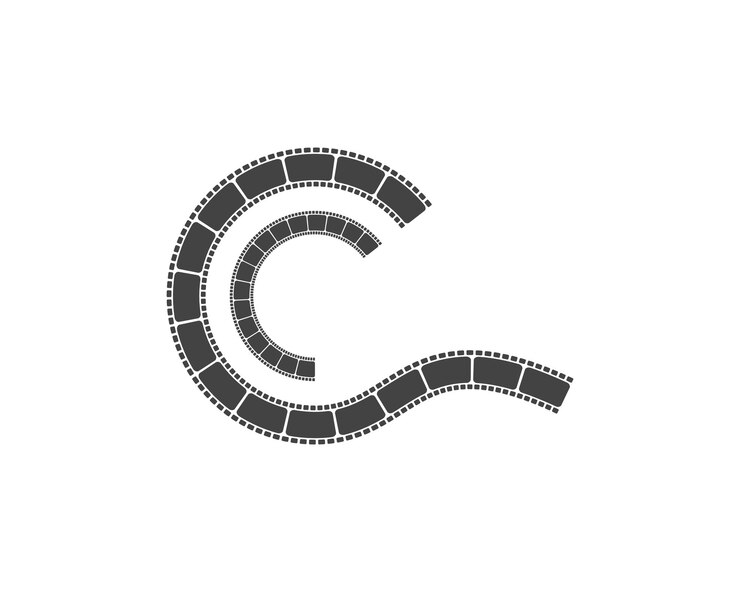 Vector abstract film icon vector illustration