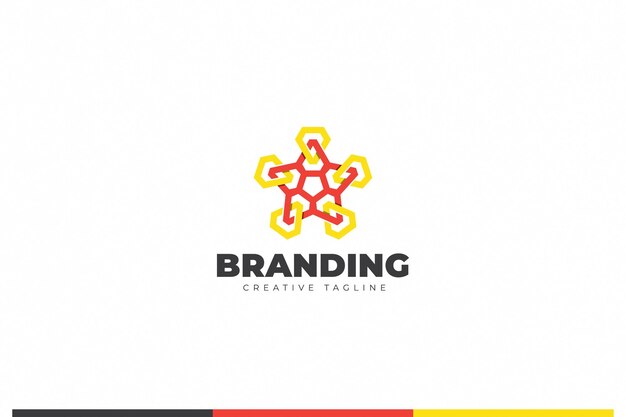 Abstract Finance Marketing Multimedia Trading Networking Vector Logo