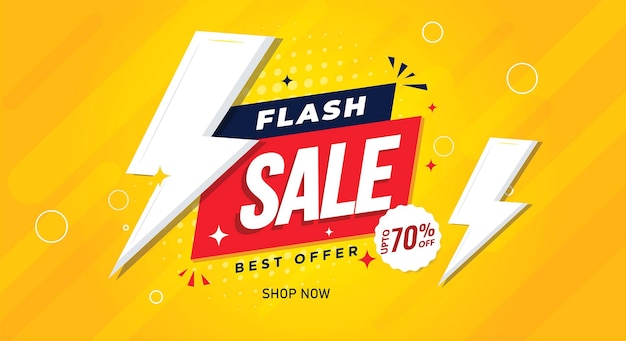 Abstract Flash-verkoopbanner sjablonen