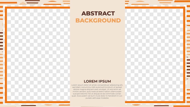 Abstract flat design background template design