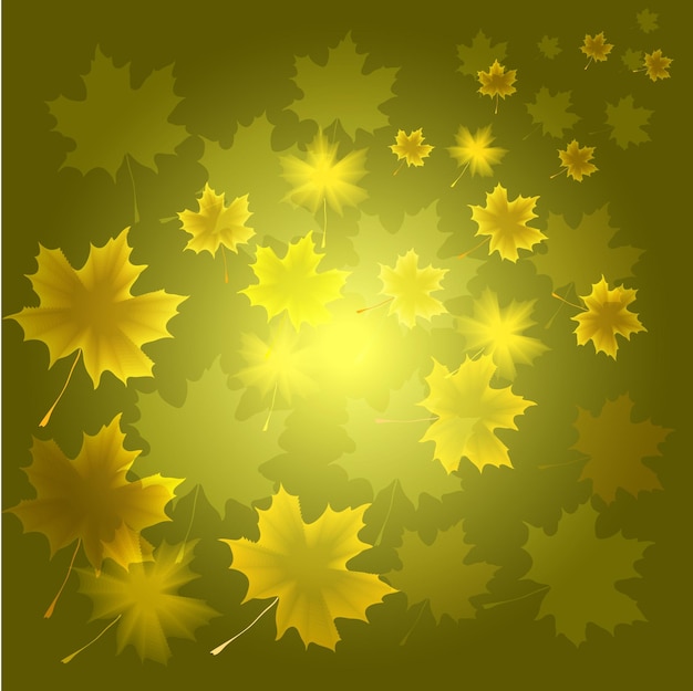 Vector abstract flora background