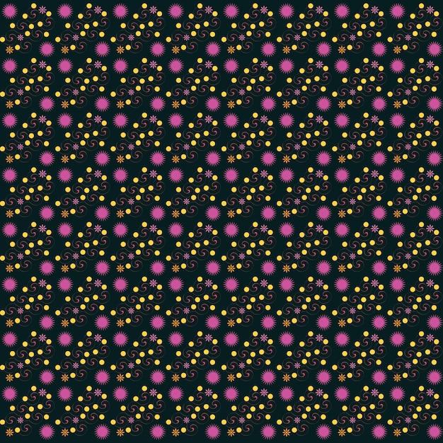 Абстрактный цветочный узор фона мандалы