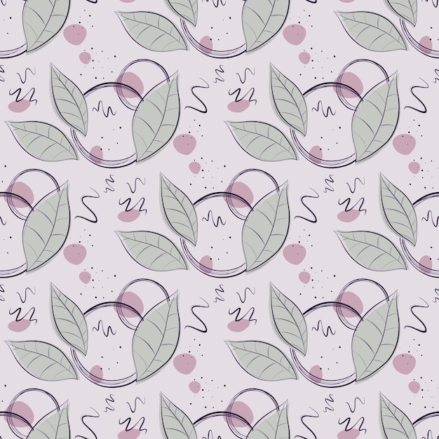 Abstract floral pattern